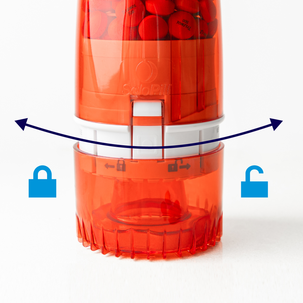 Acetaminophen tablet dispenser